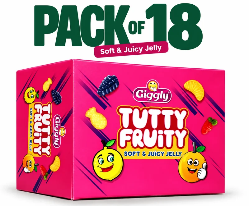 Giggly | Tutty Fruity Soft & Juicy Jelly