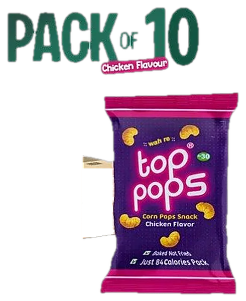 ChaskaBox | Top Pops Chicken (Red) — Pack of 10