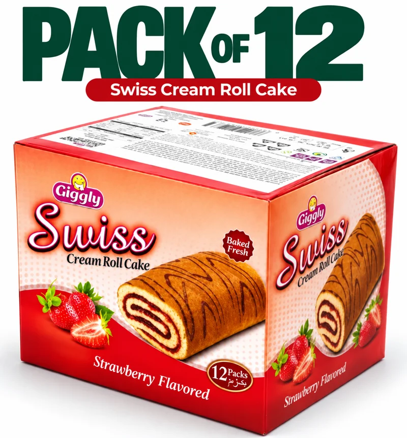 Giggly | Swiss Roll Strawberry