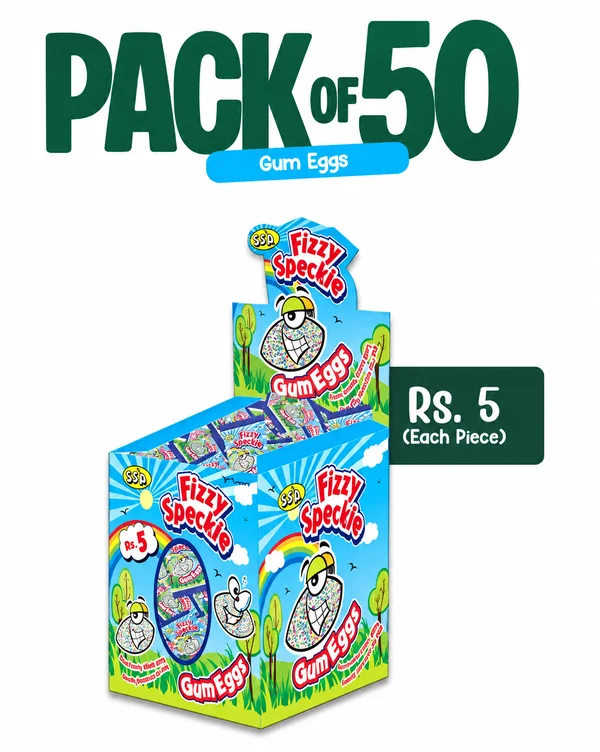 Jojo | Fizzy Speckle Gum Eggs