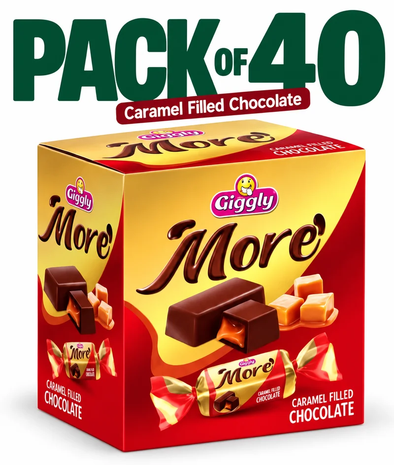 Giggly | More Caramel Filled Chocolate